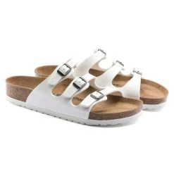 Birkenstock Regular Florida - White Birko-Flor