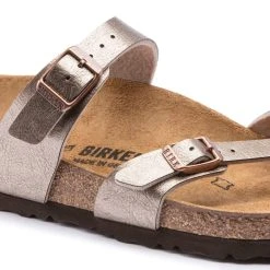 Birkenstock Regular Mayari Birko-Flor - Graceful Taupe -Aetrex Online regular mayari birko flor graceful taupe womens sandals birkenstock 173993