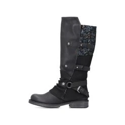Rieker Franca 84 Boot - Black -Aetrex Online rieker franca 84 boot black womens closed toe rieker 134125