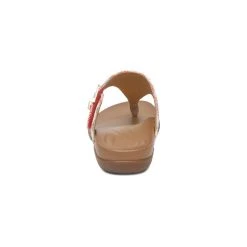 Aetrex Rita Adjustable Thong Sandal - Coral -Aetrex Online rita adjustable thong sandal coral womens sandals aetrex 596431