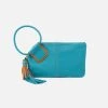 Hobo Sable Wristlet - Aqua Leather 1 Hobo Sable Wristlet - Aqua Leather -Aetrex Online sable wristlet aqua leather handbags wallets hobo 414607