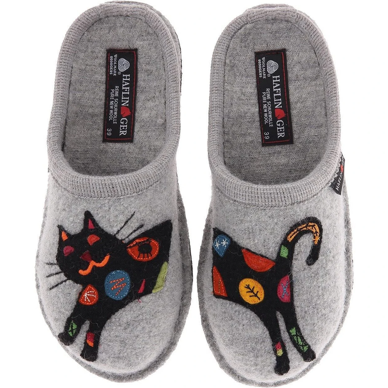 Kanner- Haflinger Sassy Slipper - Silver Grey - Image 2