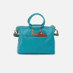 Hobo Shelia Medium Satchel - Aqua -Aetrex Online shelia medium satchel aqua handbags wallets hobo 914411