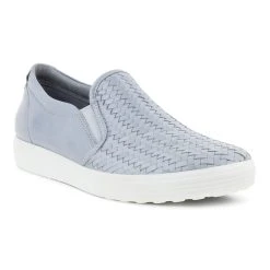 ECCO Soft 7 Slip-On - Silver Grey Metallic