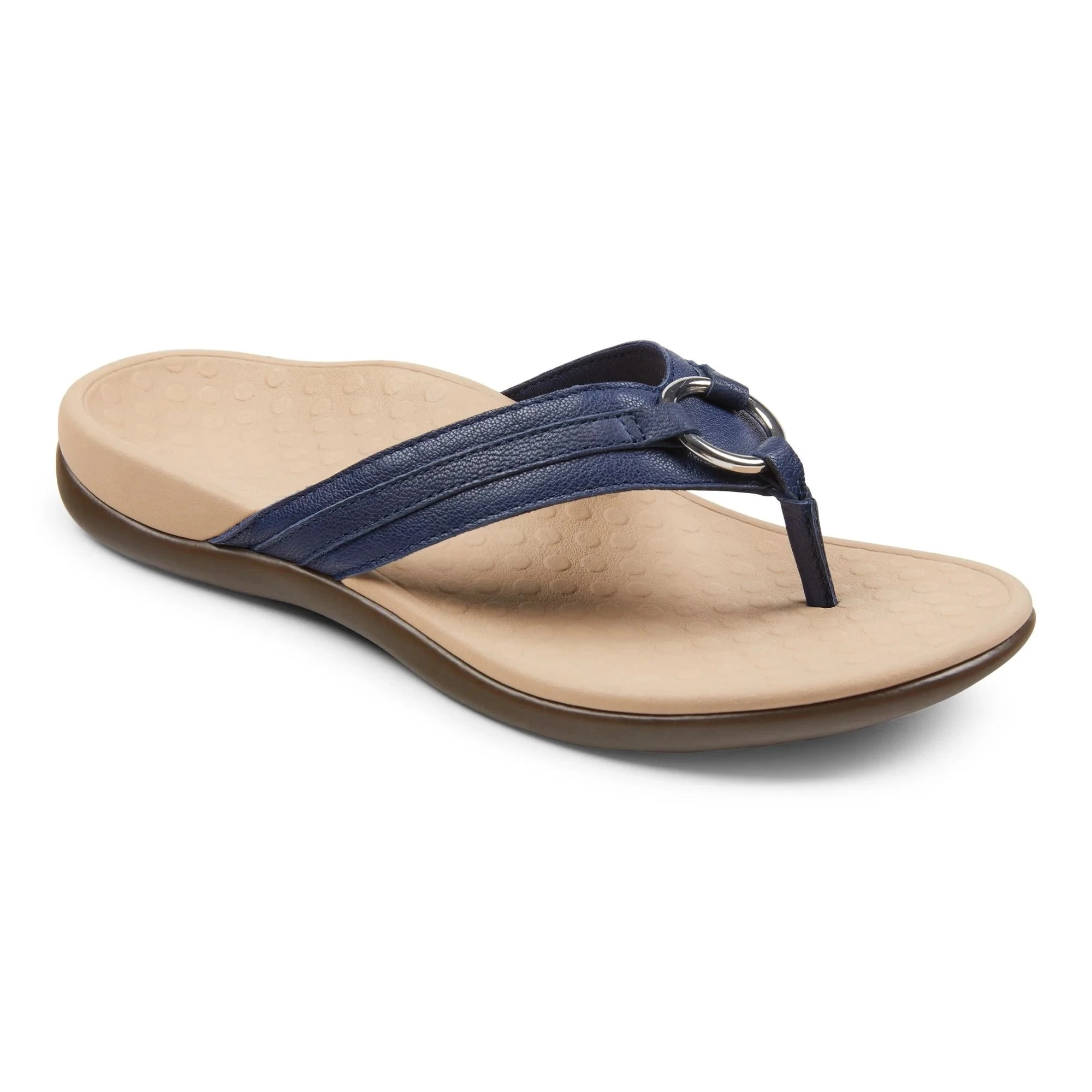 TIDE ALOE - NAVY Vionic TIDE ALOE - NAVY -Aetrex Online tide aloe navy womens sandals vionic 687095