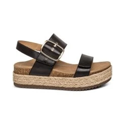 Aetrex Vania - Black -Aetrex Online vania black womens sandals aetrex 762251