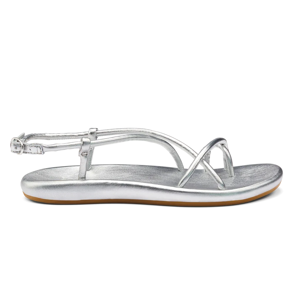 Waiau - Silver OluKai Waiau - Silver -Aetrex Online waiau silver womens sandals olukai 768115