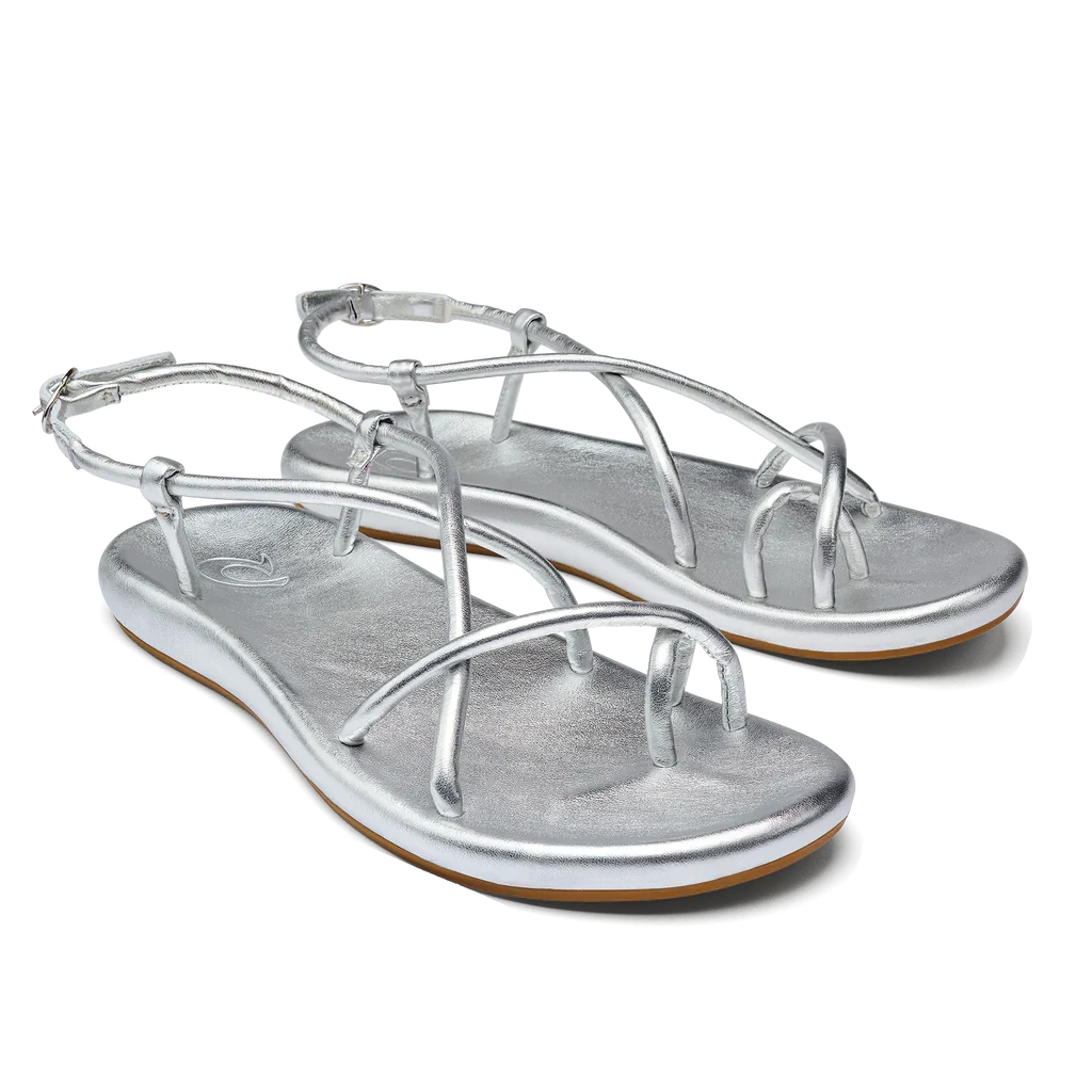 Waiau - Silver OluKai Waiau - Silver -Aetrex Online waiau silver womens sandals olukai 878079