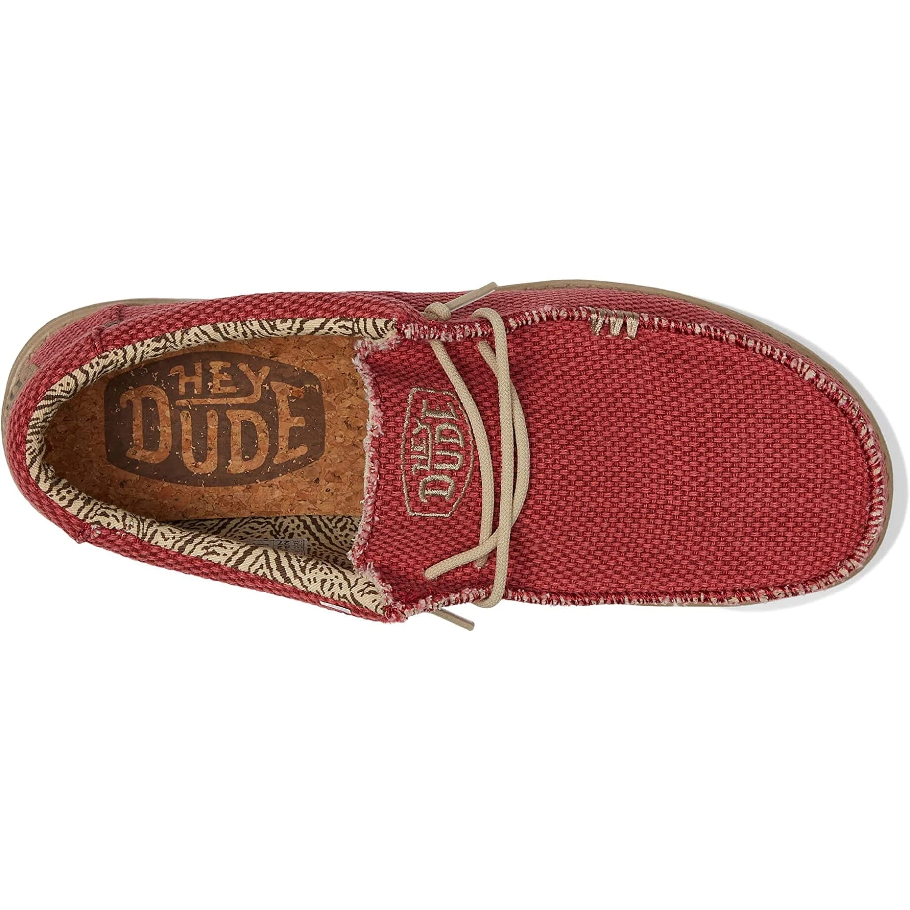 Hey Dude Wally Braided - Pompeian Red - Image 3