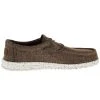 Hey Dude Wally Eco Linen- Dark Brown