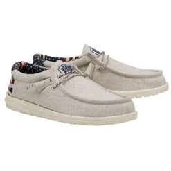 Hey Dude Wally Patriotic - Off White