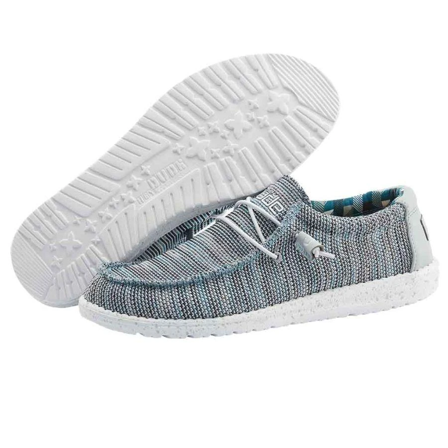 Wally Sox - Ice Grey Hey Dude Wally Sox - Ice Grey -Aetrex Online wally sox ice grey mens closed toe hey dude 582075