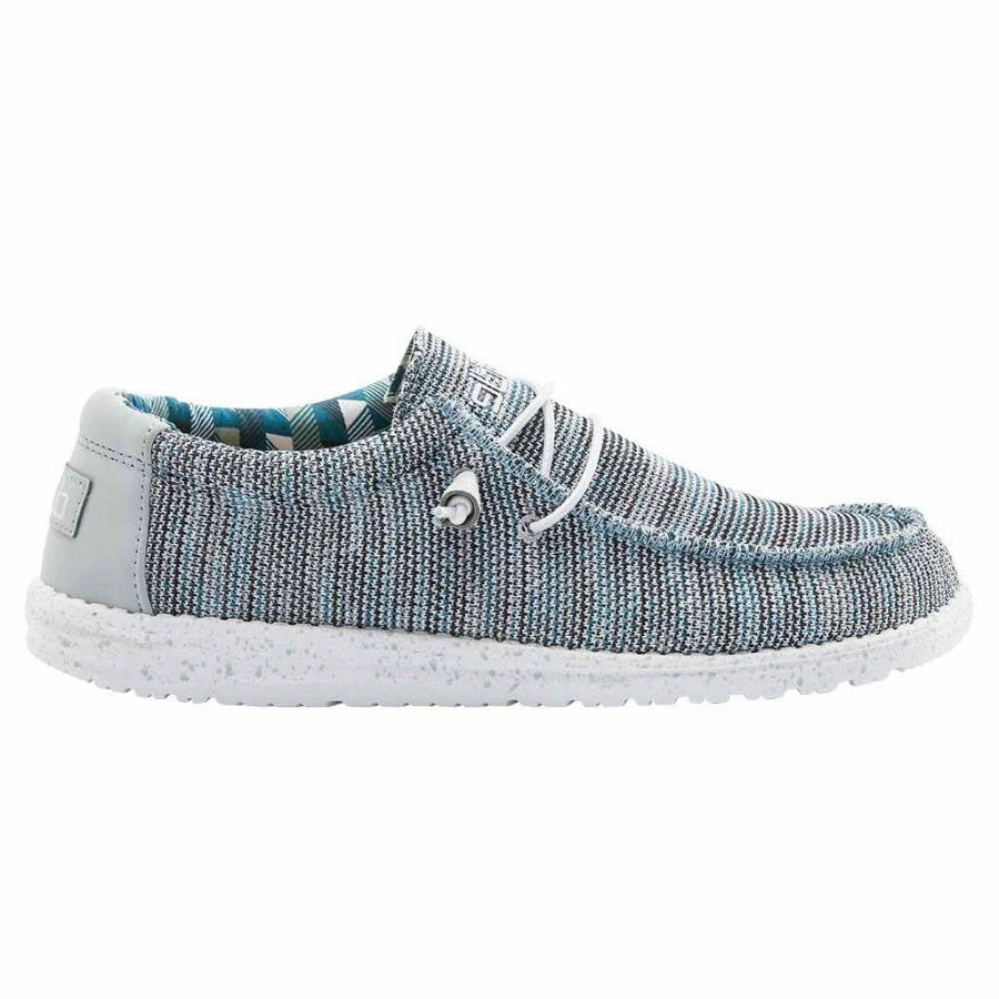 Wally Sox - Ice Grey Hey Dude Wally Sox - Ice Grey -Aetrex Online wally sox ice grey mens closed toe hey dude 663257