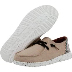 Hey Dude Wendy Canvas - Rose Flower -Aetrex Online wendy canvas rose flower womens closed toe hey dude 100582