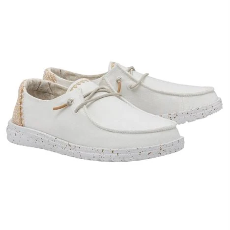 Hey Dude Wendy Chambray - White Sand