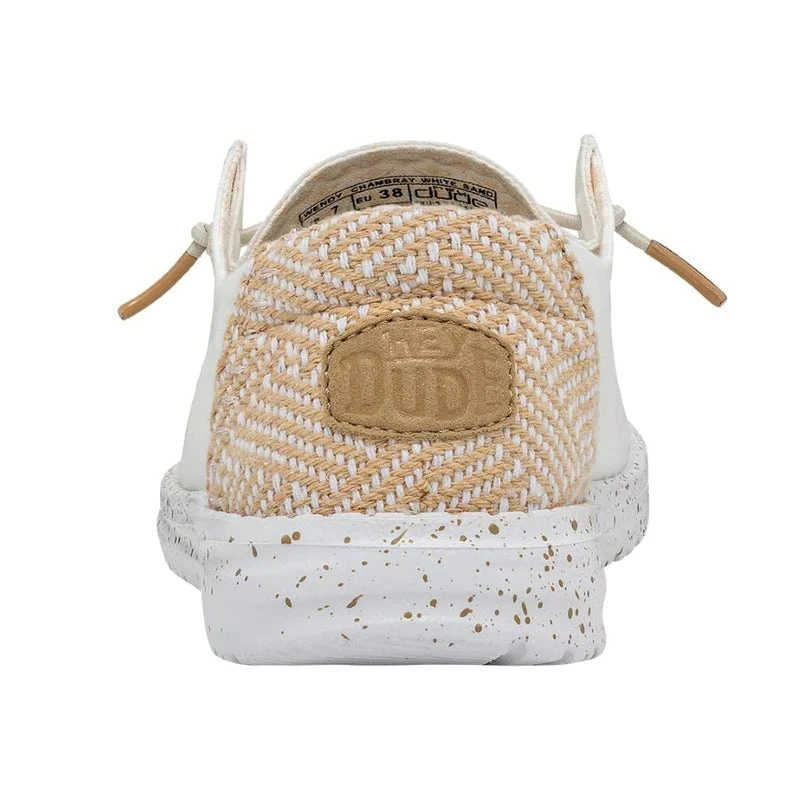 Hey Dude Wendy Chambray - White Sand - Image 5