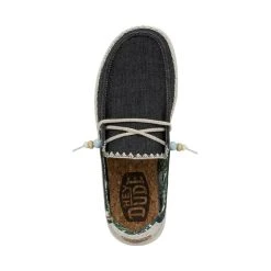 Hey Dude Wendy Fringe - Carbon -Aetrex Online wendy fringe carbon womens closed toe hey dude 709685