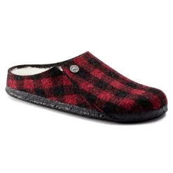 Birkenstock Zermatt Shearling - Plaid Red
